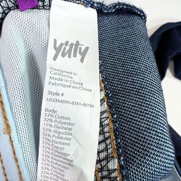 Yitty Jegging Womens Medium Blue Skinny Solid Cotton Blended Denim - Picture 8 of 13